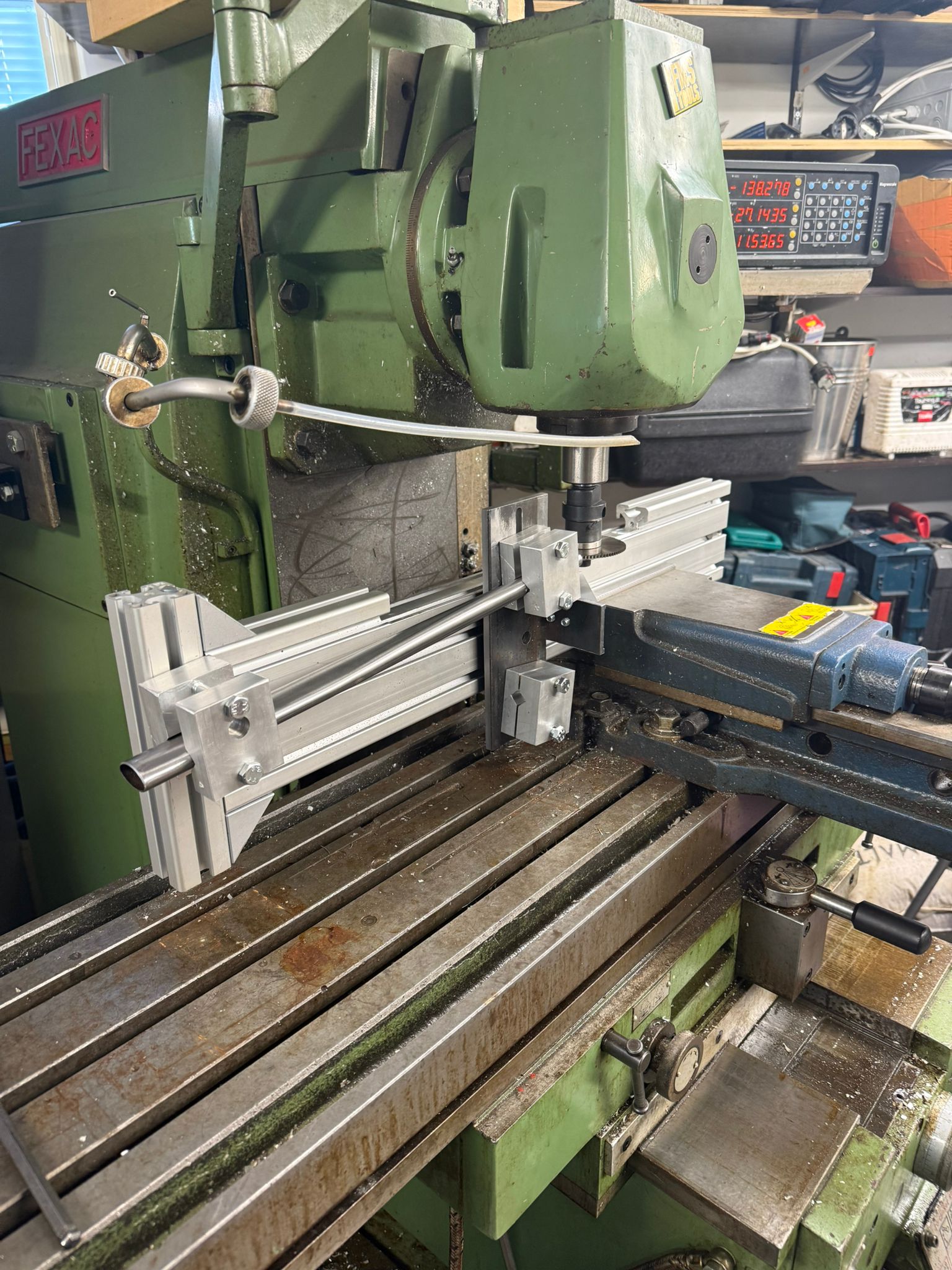 Rungon viimeistely jyrsinkoneella